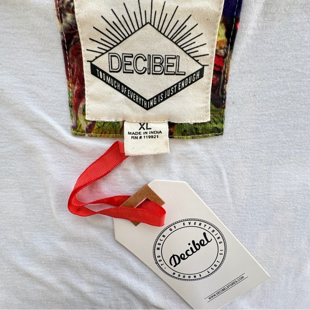 90s Decibel Cyber Cowboy Shirt XL Oversized Medusa Star Western Streetwear NWT - Picture 6 of 7